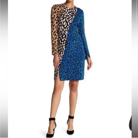 DVF Diane von Furstenberg Belmont Print Dress NWT size 6 - Picture 3 of 9